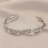 Pulseira Europeia e Americana de Aço Titânio Transfronteiriça, Não Desbota, Pulseira Ajustável de Aço Inoxidável para Mulheres, Sensação Exagerada de Alto Padrão, Pulseira de Ponta Aberta