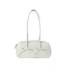 Bolsa de bolos simple de gran capacidad para mujer, nuevo bolso de hombro de moda con lazo 2026, bolso tote versátil de alta gama