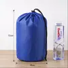 Lona de Tres Compartimentos Poliéster Exterior Primeros Auxilios Saco de Dormir Tienda de Campaña Almacenamiento Portátil Cordón de Nylon Bolsa de Empaque con Cordón