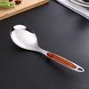 [Venta al por mayor pequeña] directo de fábrica acero inoxidable juego de espátulas para cocinar espátula cuchara para arroz colador cuchara para sopa pala para freír