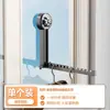 Tendedero plegable retráctil con ventosa para balcón, tendedero para uso doméstico, montado en la pared, no requiere taladro, perchero para ventanal