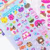 Diario YTHB cuenta de mano tridimensional dibujos animados espuma pastel cuenta de mano máquina pegatinas diario decorativo pegatinas de recompensa para niños pegatinas