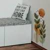 Serie de Colores Morandi Brup Pegatinas de Pared de Hojas Estilo Minimalista Nórdico Decoración de Pared para Sala de Estar en Casa Pegatinas Zn5419Q