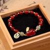 2023 Año del Conejo Nuevo Pulsera China de Jade de Conejo Pulsera de Estudiante de Alto Valor Novia Regalo de Cumpleaños Antiguo