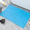 Tapete Quadrado Antiderrapante Tapete de Banheiro Antiderrapante Doméstico Tapete de Chão com Ventosa para Box de Banheiro Tapete de Massagem para Pés de Banheiro