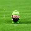 Paisagem em miniatura apresentando figuras adoráveis de Liu, Guan e Zhang do Juramento do Jardim de Pessegueiros, perfeito como decorações DIY para casas de bonecas e pequenos enfeites