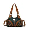 Bolsas de Mujer Transfronterizas 2026 Nuevo Modelo Bolso de Mano para Mujer Cruzado Bolso de Hombro de Gran Capacidad Venta al por Mayor Cuero Lavado Vintage