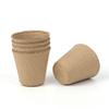 Vaso de pulpa para plántulas, desechable, degradable y con agujeros para jardinería doméstica.
