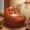 Sofá reclinable de moda para niñas, lindo sofá tatami, cama para humanos y perros, pequeño sofá perezoso
