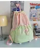 2025 Comercio Exterior Versátil Lindo Estilo Universitario Empalme Transfronterizo Dulce Casual Mochila Cordón Deportes Mochila Suave