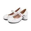Zapatos Lolita Nuevos para Mujer 2026 con Lazo y Remaches, Zapatos de Boca Baja de una Sola Pieza, Zapatos de Tacón Medio Grueso, Tallas 32-43, Zapatos de Exportación Talla Grande