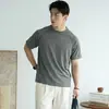 Camiseta Casual Transpirable de Manga Corta con Bloques de Color Estilo Americano para Hombre, Verano 2026, Fresca de Seda de Hielo, Top Deportivo para Fitness