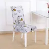 Funda de Silla Universal de una Pieza Simple Personalizada Funda de Taburete Tela Elástica Funda de Silla de Comedor Funda de Respaldo de Silla de Hotel