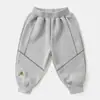 Pantalones Deportivos de Forro Polar para Niños para Otoño e Invierno, Ropa Nueva para Niños, Pantalones de Chándal para Niños Pequeños, Moda de Otoño para Niños