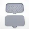 Plato para Jabón de Silicona Más Vendido Transfronterizo Estilo Japonés para Baño, Inodoro, Cocina, Almohadilla Drenante, Bandeja de Almacenamiento, Plato para Jabón Creativo