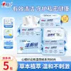 Xinxiangyin Papel Higiênico Úmido Série Ursinho Nuvem 80 Folhas Extra Grosso Extra Grande Pacote Econômico Familiar Lenços Umedecidos para Partes Íntimas Descartáveis no Vaso