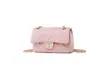 Bolso de mujer 2022 nueva moda estilo Chanel bolso rombos bolso con cadena al hombro bolso bandolera de mujer bolso clásico europeo y americano para mujer