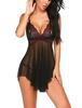 Ropa interior de comercio exterior para mujer, ropa interior sexy con patrón de malla transparente, conjunto de pijama con tirantes y pecho abierto, outlet de fábrica