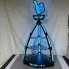 Suporte de Copo de Coquetel Luminoso para Bar KTV Suporte Criativo de Ferro para Taça de Vinho Carregamento Suporte de Copo para Uma Taça