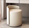 Taburete de Maquillaje Nórdico para Uso Doméstico, Taburete para Tocador, Accesorio de Fotografía de Moda, Silla de Lujo Ligero para Sala de Estar Moderna, Taburete Bajo Redondo Simple para Manicura