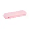 Nueva Bolsa de Almacenamiento de Silicona para Brochas de Maquillaje de Amazon Bolsa de Almacenamiento Vertical con Cremallera Bolsa para Brochas de Sombra de Ojos Bolsa de Cosméticos Portátil