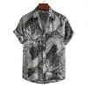 Camisa de manga curta, novo estilo de verão, leve, modelagem solta, camisa casual versátil