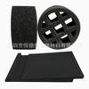 Procesador de almohadilla de esponja aislante de sonido de audio personalizada, amortiguador de golpes para altavoz, filtro de golpes, esponja de alta densidad, retardante de llama, fabricante de algodón absorbente de sonido