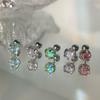 Aretes Simples para Niños Sentido del Diseño Personalidad Tornillo Americano Cartílago del Oído Stud Nicho Explosivos Pendientes Elegantes Pendientes de Mujer