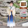 Traje antigo de Hanfu para crianças Traje chinês Traje de apresentação para meninos e meninas Traje de Tang estilo antigo Traje de apresentação retrô de jardim de infância em estilo chinês