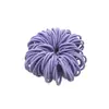 Cuerda para el pelo larga de 9 cm/gruesa de 2.5 mm, banda de goma, anillo para el pelo de color caramelo, 100 anillos de cuero infantiles de alta elasticidad sin costuras