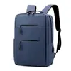 Mochila con logo imprimible de pelo liso de fábrica, patrón de bolsa para computadora, regalo para reunión anual de empresa, mochila de negocios para hombres