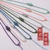 Cordón para Collar de Nudo Ruyi Estilo Nuevo Adecuado para Colgar Colgantes de Oro, Cordón de Collar Trenzado Ajustable Semi-Terminado para DIY