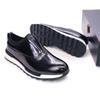 Sapatos Masculinos de Couro de Alta Qualidade com Bordas Abertas, Sapatos Casuais de Luxo em Couro Genuíno, Antiderrapantes e Resistentes ao Desgaste, de Cano Baixo, Disponíveis para Dropshipping