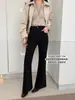 Jeans Acampanados Adelgazantes Versátiles de Tela Elástica en Cuatro Direcciones Estilo Lujo Ligero de Alta Gama para Mujer Otoño Su Xinlan/YOUMO 92827-29