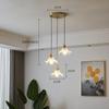 [Estritamente Selecionado] Lanterna Escandinava Totalmente em Cobre Lustre Pequeno de Cabeça Única Restaurante Escada Bar Café Restaurante Lustre Pequeno