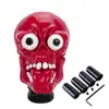 Perilla de Cambio de Velocidades Calavera con Lengua Fuera y Ojos Saltones Transfronteriza Modificada Halloween Cabezal de Palanca de Cambios Personalizado Decoración Interior de Coche
