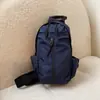 Bolsa Transversal Masculina, Bolsa Masculina Transfronteiriça, Bolsa de Peito para Viagem ao Ar Livre, Design Leve de Nylon, Bolsa de Viagem Leve