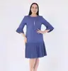Vestido de Verano Nuevo de Amazon Transfronterizo Vestido de Retazos a la Moda