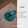 Ceremonia del té excelente tijeras pequeñas tejidas a mano exquisitas tijeras para té tijeras de té de estilo lindo tijeras bordadas para damas accesorios para ceremonia del té