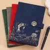 Caja Regalo Conjunto Cuaderno Tendencia Nacional Ciudad Prohibida Cultural y Creativo Diario Cuaderno Cultural y Creativo Estilo Chino Logo Imprimible