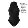 Body Moldeador sin Mangas para Mujer, Pieza Única de Ropa Interior con Cuello Redondo y Cierre de Broches de 3 Filas en la Entrepierna, Estilo Tanga, Usable como Top o Capa Base, 3 Colores, S/M/L/XL2XL