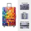 Funda Protectora para Maleta de Seda de Leche, Funda para Maleta de Viaje, Funda para Maleta Estampada, Funda Elástica Engrosada para Equipaje, Maleta de Ruedas