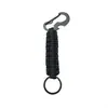 Camping ao Ar Livre Fivela Besouro Preto Paracord Mochila Trançada Pingente Abridor de Garrafa Multifuncional Chaveiro de Exterior Portátil