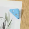 Clipes de Canto Estilo Ins, Clipes Transparentes para Armazenamento de Papel de Teste e Documentos, Clipes para Recados, Clipes Triangulares para Aparar Bordas de Costura, Pequenos Clipes de Cauda Longa