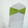 Correas de Hebilla de Diamante Gratis de Amazon Transfronterizas Funda Elástica para Silla de Hotel Boda Anillo de Correa de una Sola Capa Mariposa