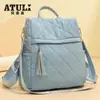 Mochila de Gran Capacidad, Bolso de Hombro para Mujer, Bolso Nuevo Cruzado a Cuadros, Fabricante Transfronterizo al por Mayor, Alta Apariencia