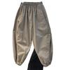 Pantalones de Papá de Verano para Mujer Cubre-Carne Delgados de Cintura Alta con Pierna Estilo Coreano Talla Grande Gordo M300 Jin Casual Bloomers