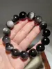 Pulsera de Obsidiana Plateada Natural Obsidiana para Hombres y Mujeres Oro Plata Obsidiana Ojo de Gato Pulsera de Pareja Joyería al por Mayor