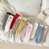 Meias de Pelúcia para Mulheres, Engrossadas e Quentes, Meias Pós-parto, Meias de Dormir em Fleece Coral, Meias Fofas de Desenho Animado para Casa e Chão para Mulheres
