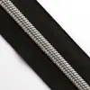 Fabricante Personaliza Cremalleras de Nylon con Dientes Tipo 3 y Tipo 5, Tiras de Dientes Electroplateadas para Bolsas de Empaque, Ropa, Textiles para el Hogar y Cremalleras con Dientes Metálicos de Imitación